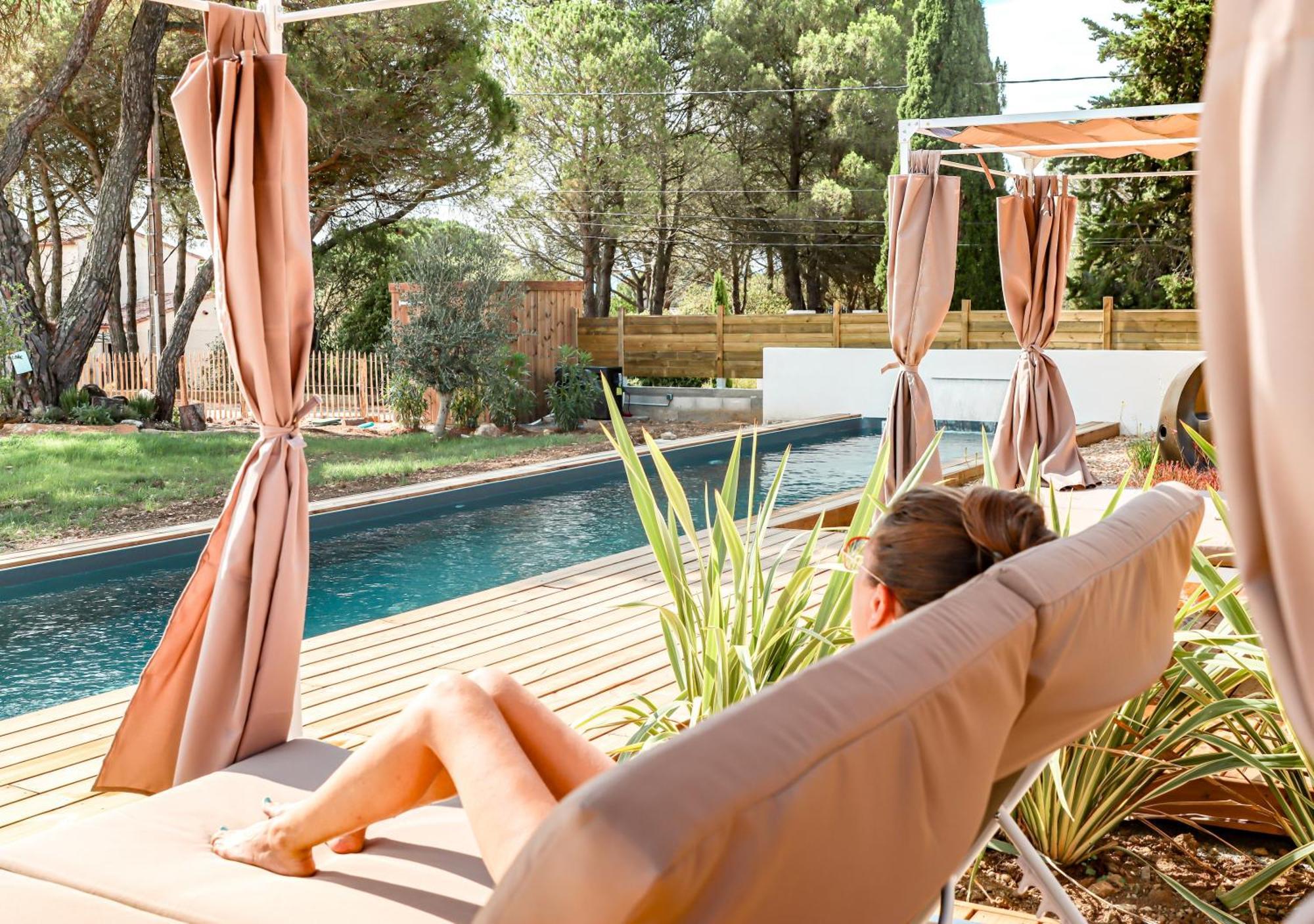 Les Gites De Laure - L'Eden Romantique, Chambres Hotes, Spa Prive, Couloir De Nage, Adults Only Malves-en-Minervois Exterior photo